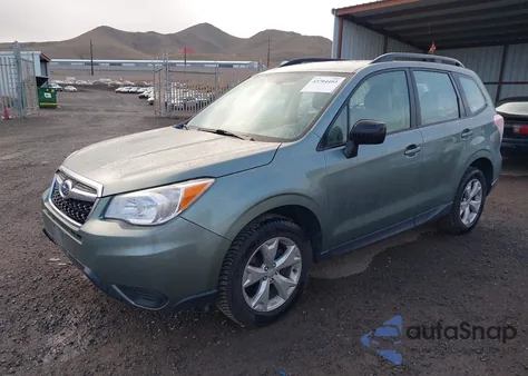 2015 Subaru Forester 2.5I from USA, damaged, VIN JF2SJABC1FH547020